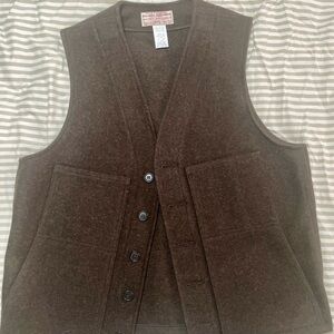Filson Dark Brown Wool Garment